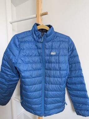 Kid's Bright Blue 650 Down Puffer Jacket